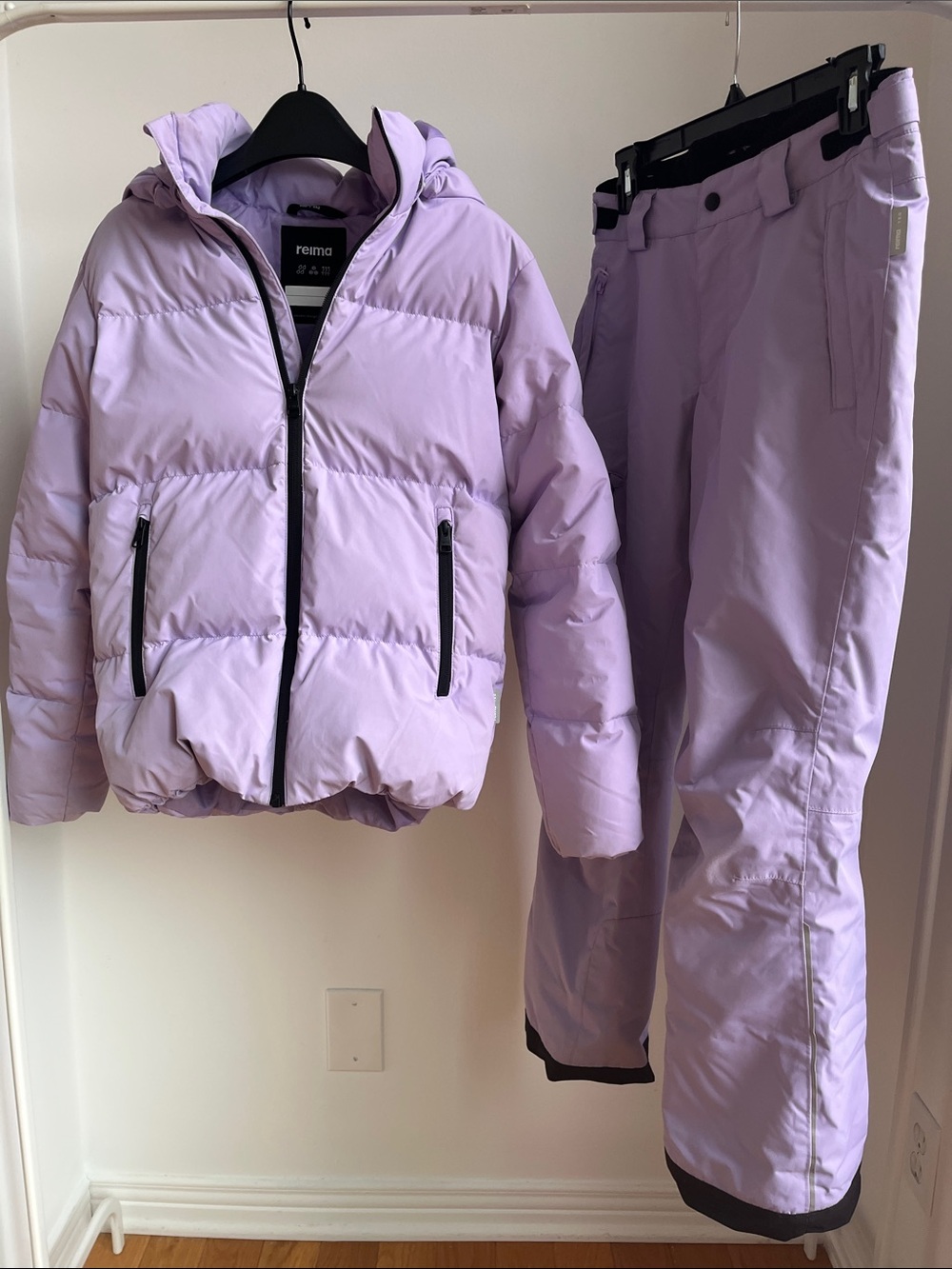 Reima Lilac Puffer Jacket & Snow Pants Set